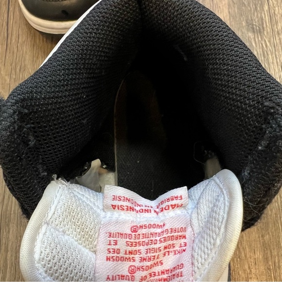 Nike Dunk High Black White Athletic Sneakers Logo High Top Unisex Basketball 7 - Picture 9 of 11